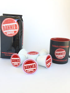 BANNED COFFEE K-CUPS (12 CAPSULES)