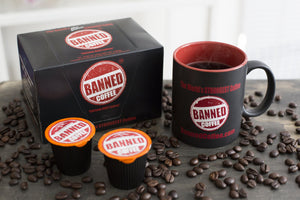 BANNED COFFEE K-CUPS (24 CAPSULES)